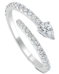 Sabrina Designs - 14k 0.76 Ct. Tw. Diamond Cross Over Ring - Lyst