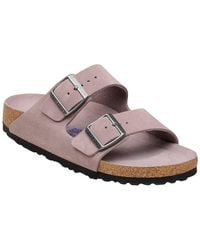 Birkenstock - Arizona Soft Footbed Suede Sandal - Lyst