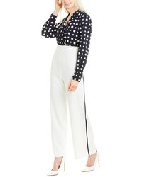 maggy london white jumpsuit