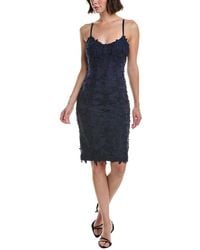 Issue New York - Floral Embroidered Midi Dress - Lyst