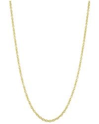 Italian Gold - 18K Cable Link Chain Necklace - Lyst