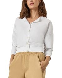 Lilla P - Rib Trim Cardigan - Lyst