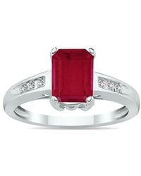 Gem Spark - 14K 2.25 Ct. Tw. Diamond & Ruby Ring - Lyst