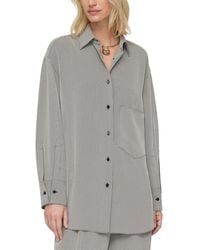 Lafayette 148 New York - Collared Oversized Shirt - Lyst