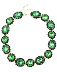 Eye Candy LA - Luxe Glass Crystal Elizabeth Statement Necklace - Lyst
