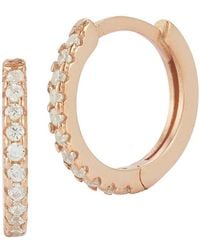 Sphera Milano - 14K Plated Cz Earrings - Lyst