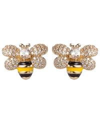 Eye Candy LA - Honeybee Cz Crystal Stud Earrings - Lyst