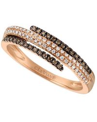Womens Jewellery Rings Tw Diamond Ring in Metallic Le Vian 14k Rose Gold 1.54 Ct 