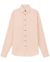 Lafayette 148 New York - Petite High Collar Pocket Shirt - Lyst