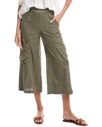 XCVI - Linen-Blend Cargo Pant - Lyst