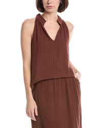 Michael Stars - Viola Split Neck Tank - Lyst