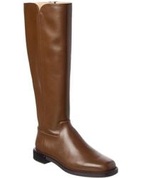 Stuart Weitzman - Leather Knee-High Riding Boot - Lyst