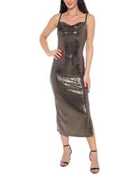 Bebe - Slim Maxi Dress - Lyst