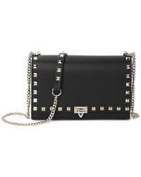 Tiffany & Fred Paris - Studded Fold-Over Leather Clutch - Lyst