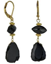Rachel Reinhardt Jewelry - Gemstone Jet Dangle Earrings - Lyst