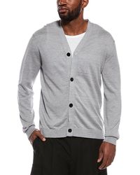 Theory - Larus Corduroy Pacific Linen-Blend Cardigan - Lyst