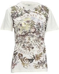 Dior - Linen T-Shirt, Size Int (Authentic Pre-Loved) - Lyst