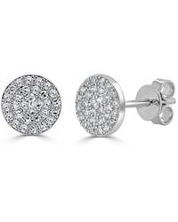 Sabrina Designs - 14k 0.18 Ct. Tw. Diamond Disc Studs - Lyst