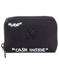 Off-White c/o Virgil Abloh - Small Leather Coin Purse - Lyst
