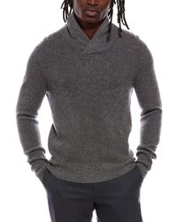 Autumn Cashmere - Shaker 100% Cashmere Shawl Collar Sweater - Lyst