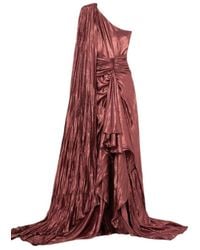 Gucci - One Shoulder Asymmetric Lame Gown - Lyst