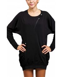 BCBGMAXAZRIA - Black Sweater Dress - Lyst