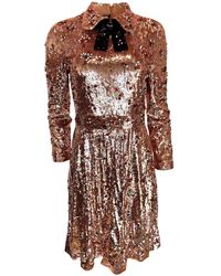Gucci - Sequins With Crystal Embroidered Dress - Lyst
