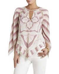 BCBGMAXAZRIA - Elyza Print Block Top - Lyst
