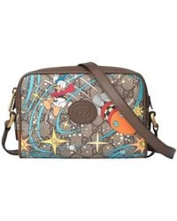 Gucci - Disney X Donald Duck Mini Shoulder Bag - Lyst