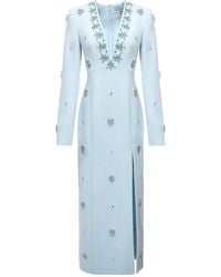 Huishan Zhang - Aurore Crystal-embellished Midi Dress - Lyst
