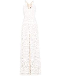 bcbg floral lace handkerchief dress