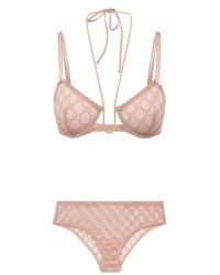 Gucci - GG Tulle Lingerie Set - Lyst