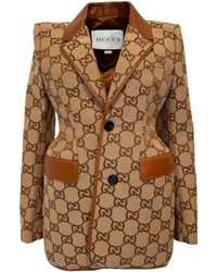Gucci - The Hacker Project Maxi GG Hourglass Jacket - Lyst