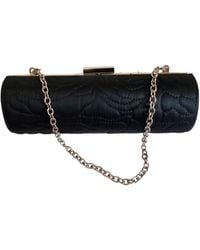 BCBGMAXAZRIA - Quilted Satin Cylinder Clutch With Chain - Lyst