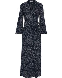 ganni barra crepe dress pink