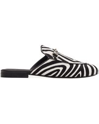 Gucci - Princetown Zebra-print Calf Hair Horsebit Mules - Lyst