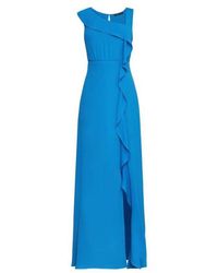 BCBGMAXAZRIA - Asymmetric Neck Maxi Dress - Lyst