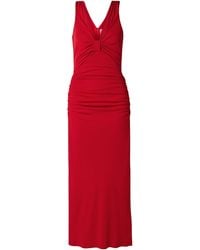Carolina Herrera - Ruched Stretch-jersey Maxi Dress - Lyst