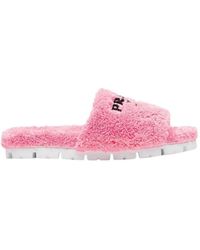 Louis Vuitton Shearling Slides - Pink Sandals, Shoes - LOU787408