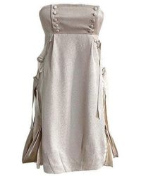 BCBGMAXAZRIA - Runway Silk Blend Dress - Lyst