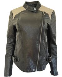 BCBGMAXAZRIA - Moto Leather Jacket - Lyst