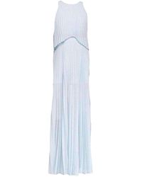 BCBGMAXAZRIA - Shaina Sleeveless Pleated Midi Dress - Lyst