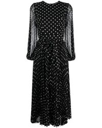 Zimmermann - Polka Dot-print Pleated Dress - Lyst