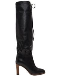 Gucci - Leather Mid-heel Boot - Lyst