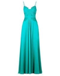 BCBGMAXAZRIA - Antonea Lace-trim Pleated Gown - Lyst