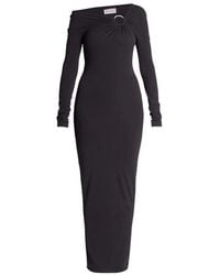 Alexandre Vauthier - Embellished Jersey Off-the-shoulder Dress - Lyst