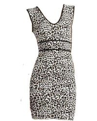 BCBGMAXAZRIA - Fancy Leopard Cocktail Dress - Lyst