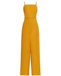 bcbg yellow jumpsuit