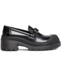 Dior - Code Leather Loafer - Lyst