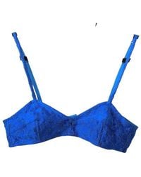 Gucci - Embroidered Silk Logo Crop Top - Lyst